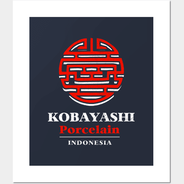 Kobayashi Porcelain Indonesia Wall Art by dumbshirts